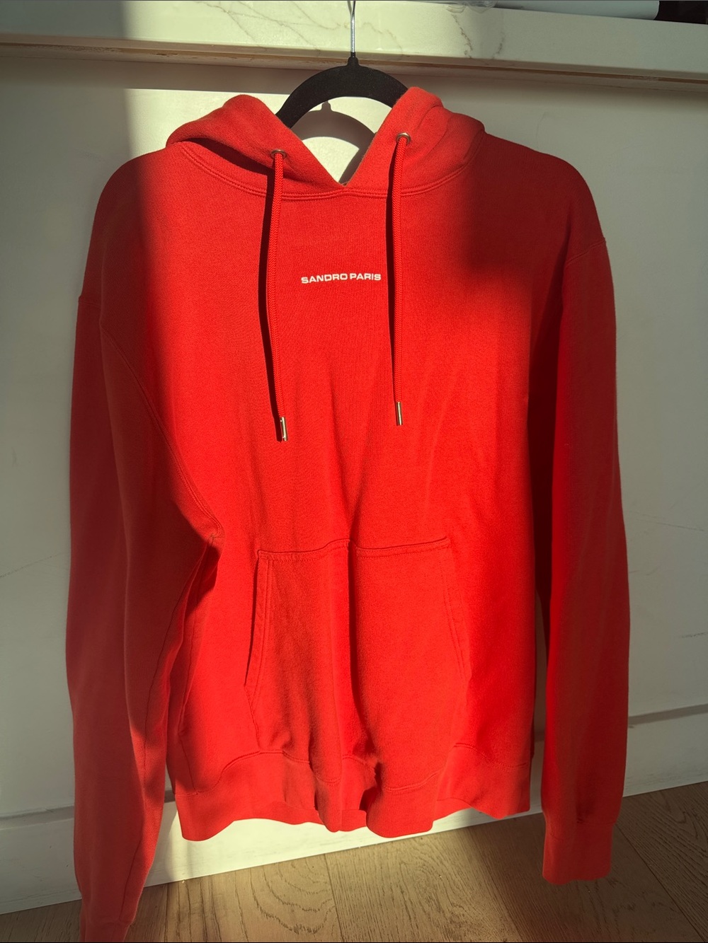Sandro Paris Men's Red Hoodie
